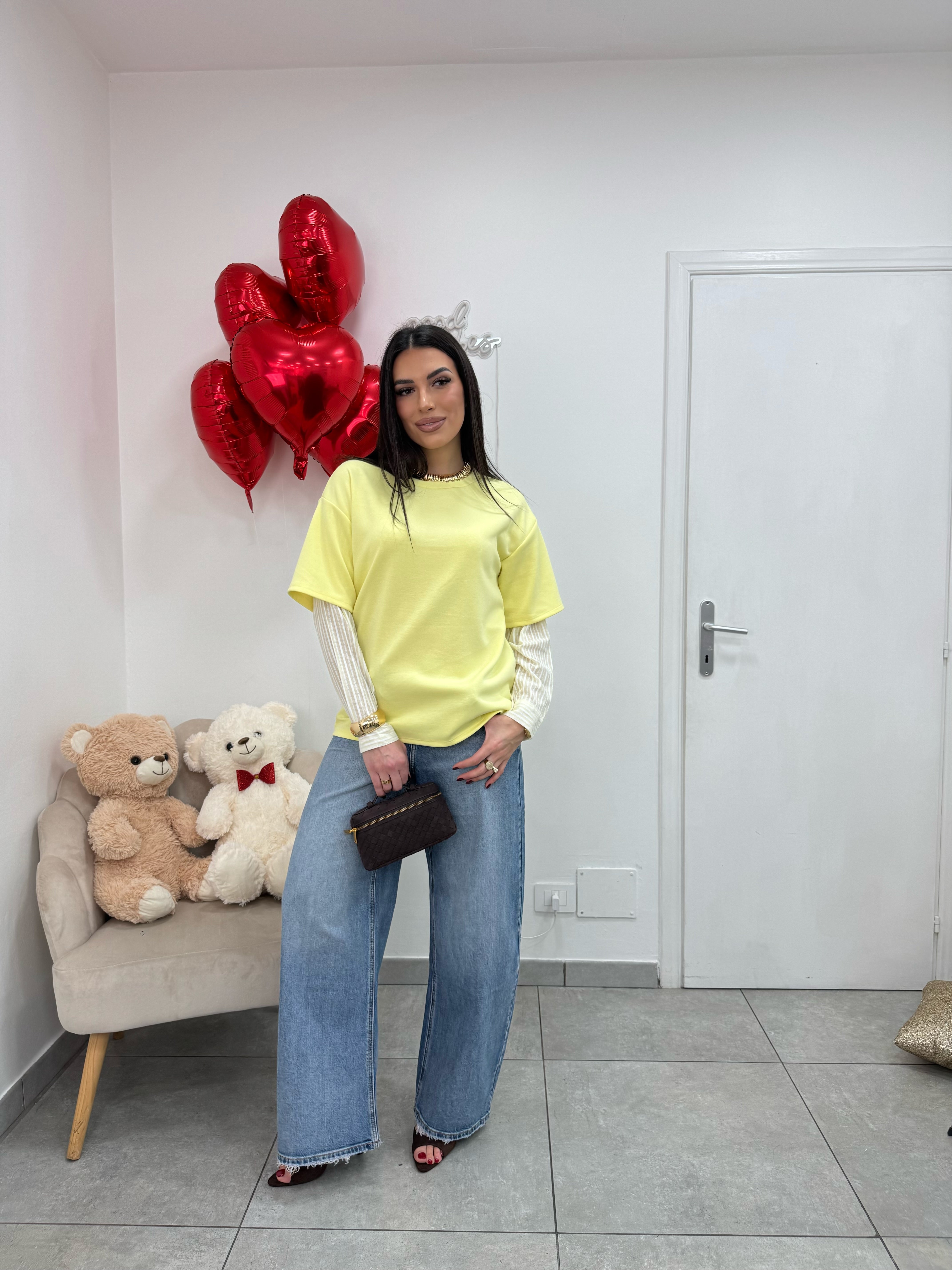 Maglia Shirt Gialla