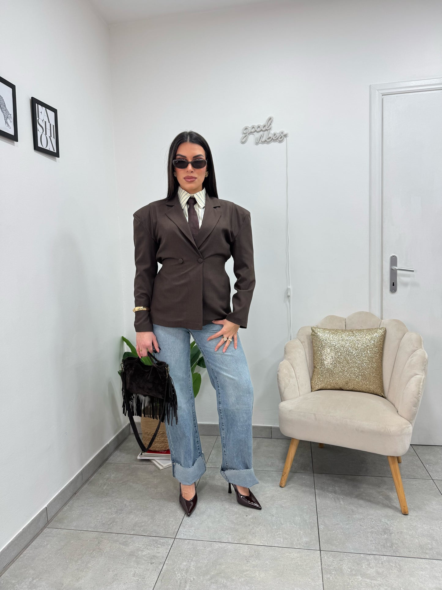 Blazer Fallon Marrone