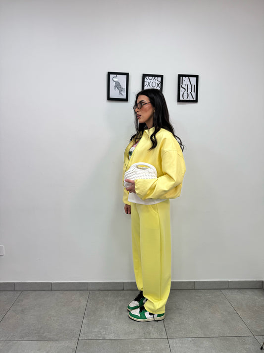 Pantalone Tuta Necktie Giallo