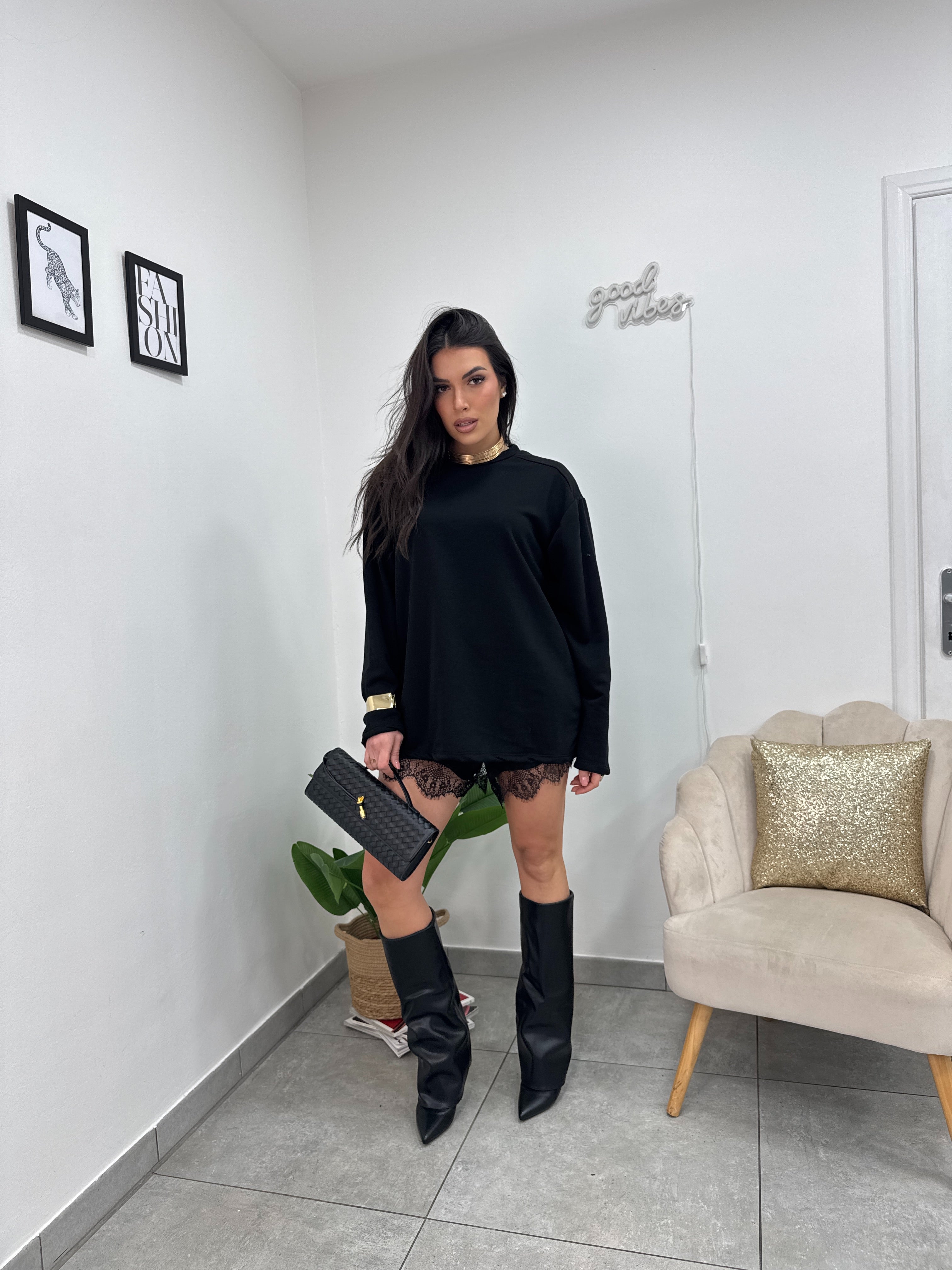 Maxi Maglia Nera