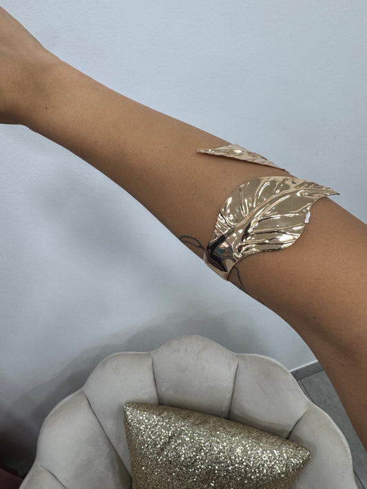 Bracciale Oro Foglia