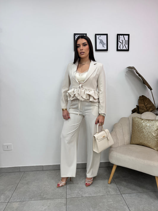 Pantalone Elegant Panna