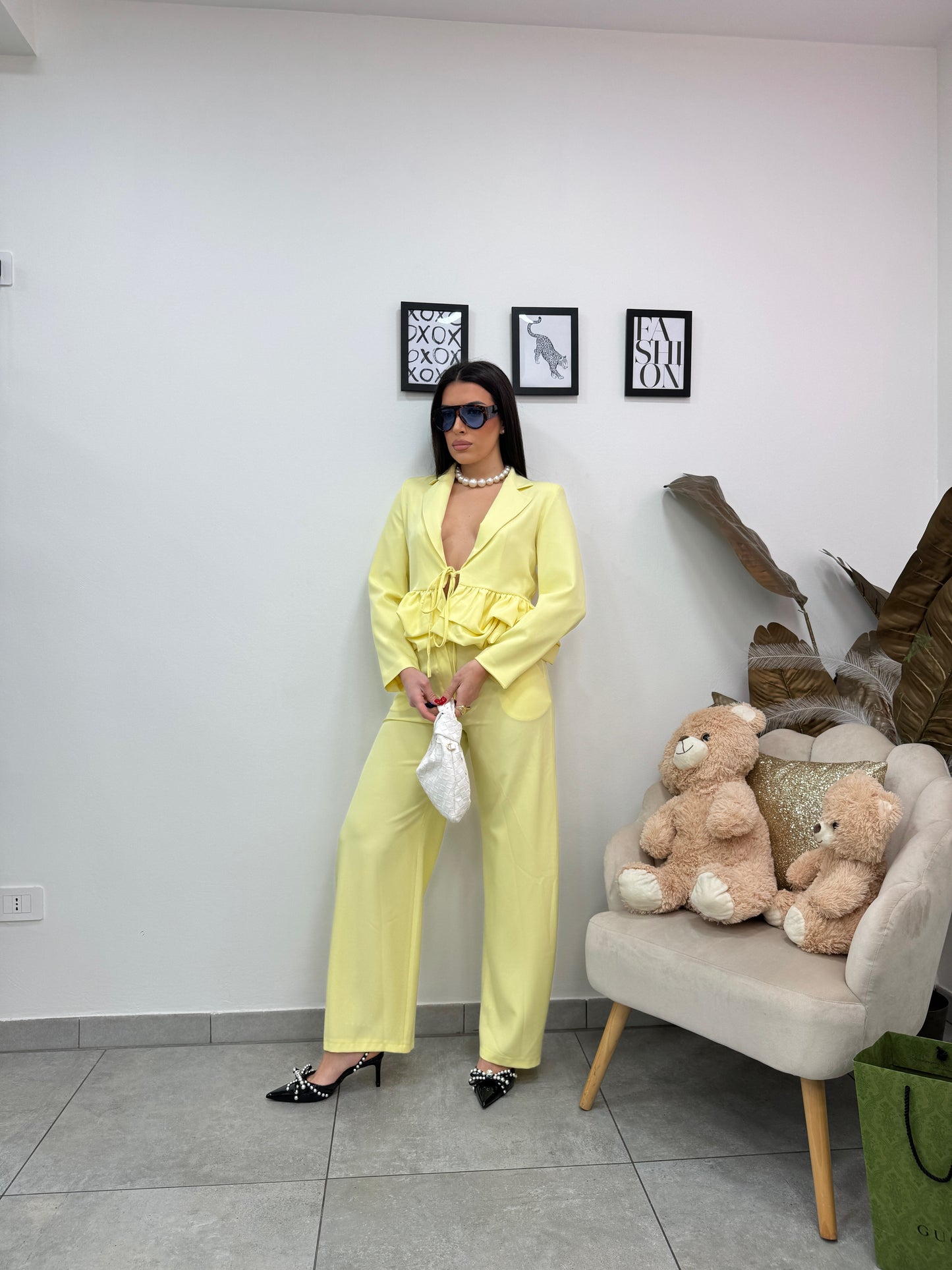 Pantalone Elegant Giallo