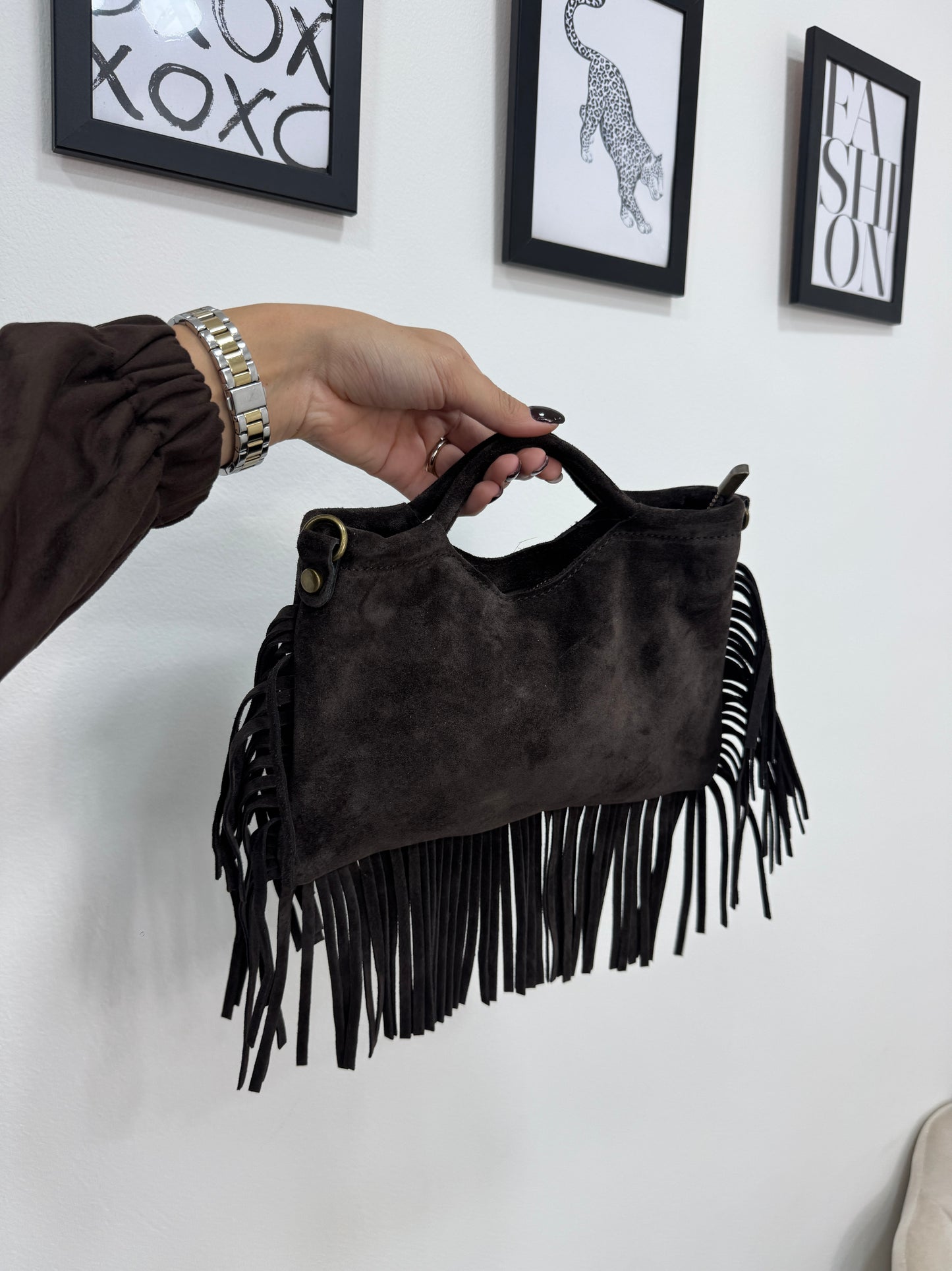 Pochette Camoscio Texas