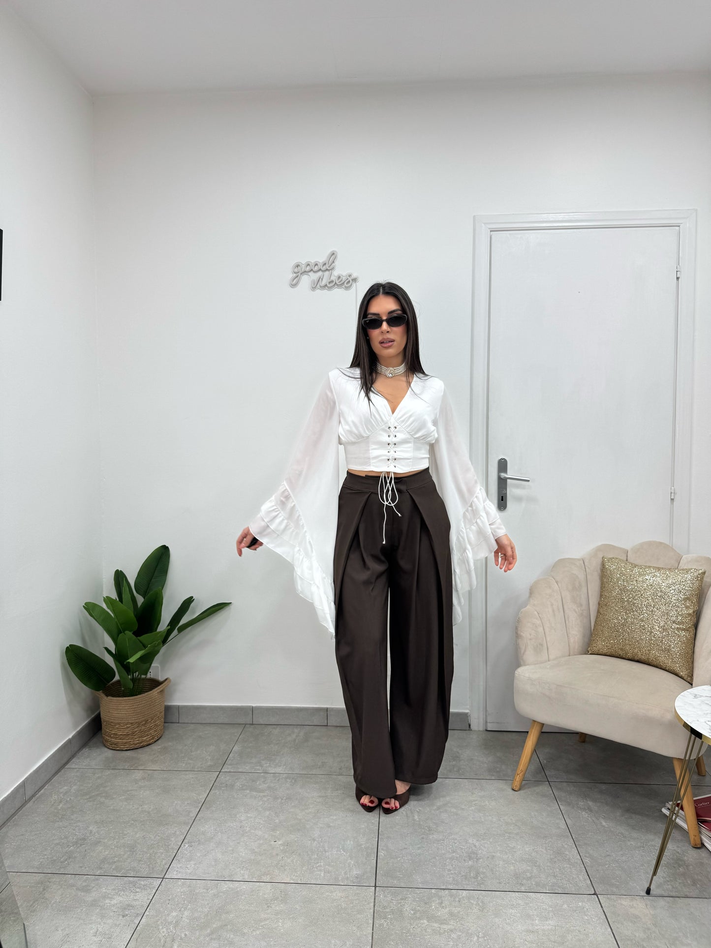 Pantaloni Old Marroni