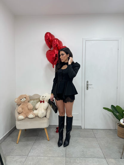 Cordset Romantic Nero