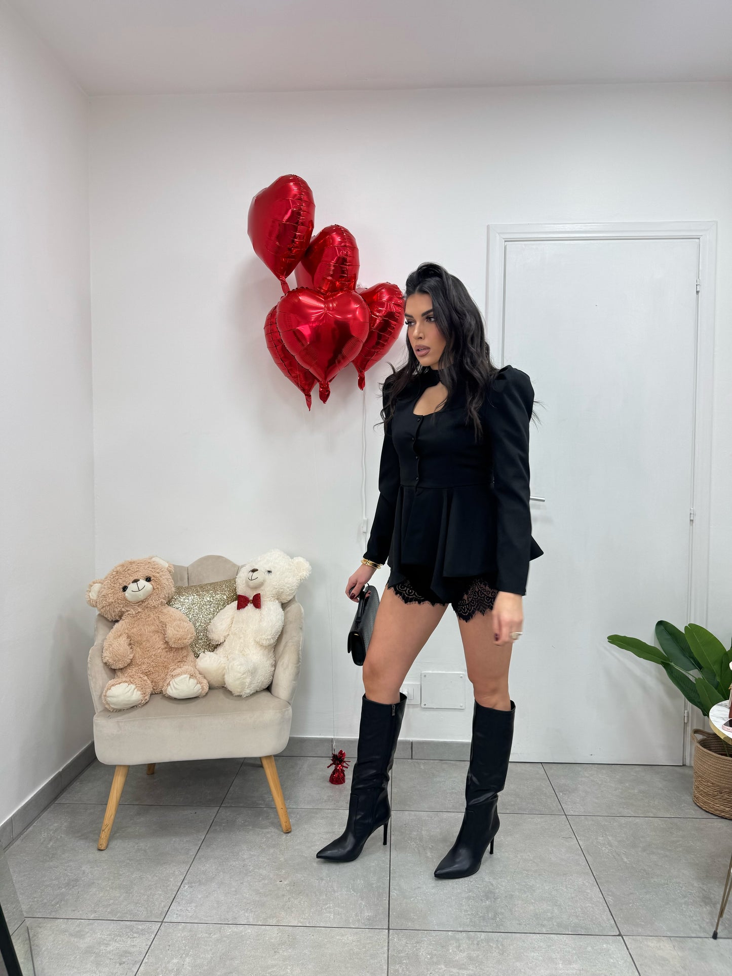 Cordset Romantic Nero