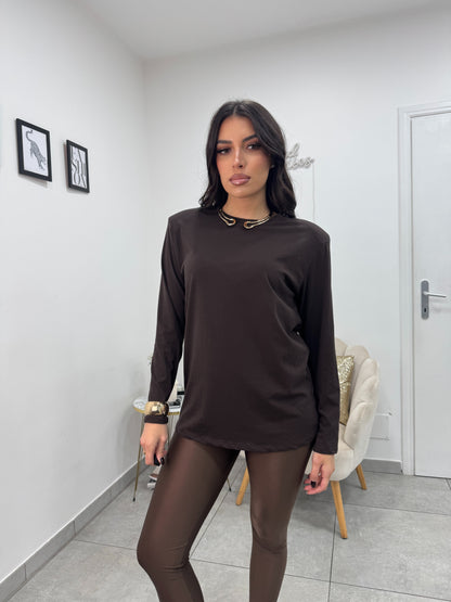 Maglia Maxi Marrone