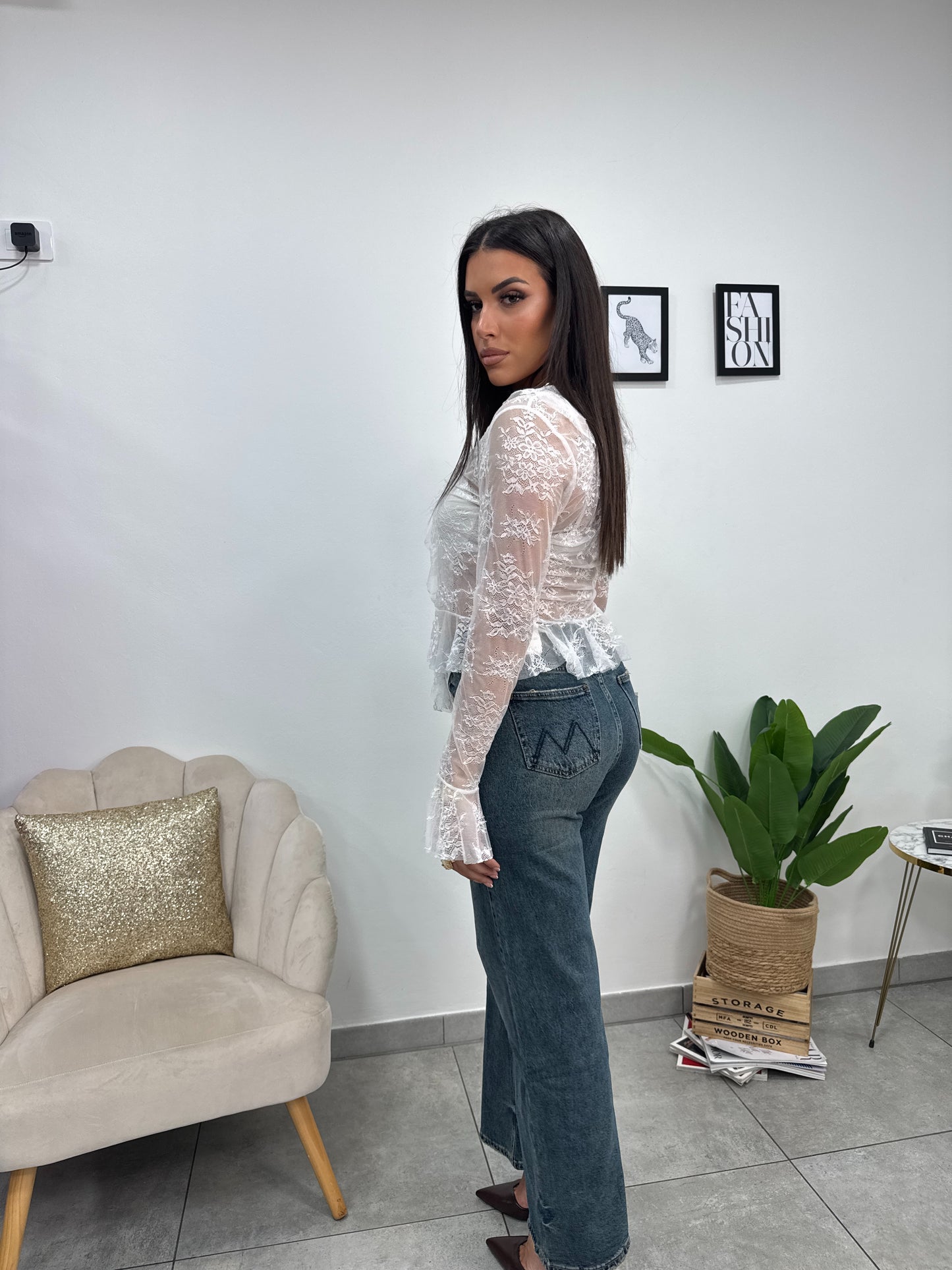 Jeans Wideleg Blue Vintage