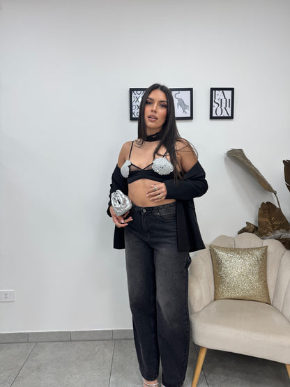 Bralette Pearl Nera