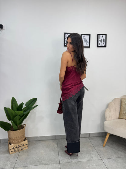 Top Annabelle Bordeaux