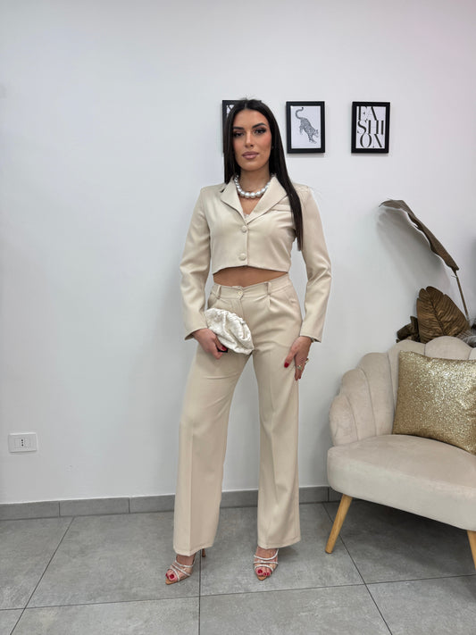 Pantalone Palazzo Beige