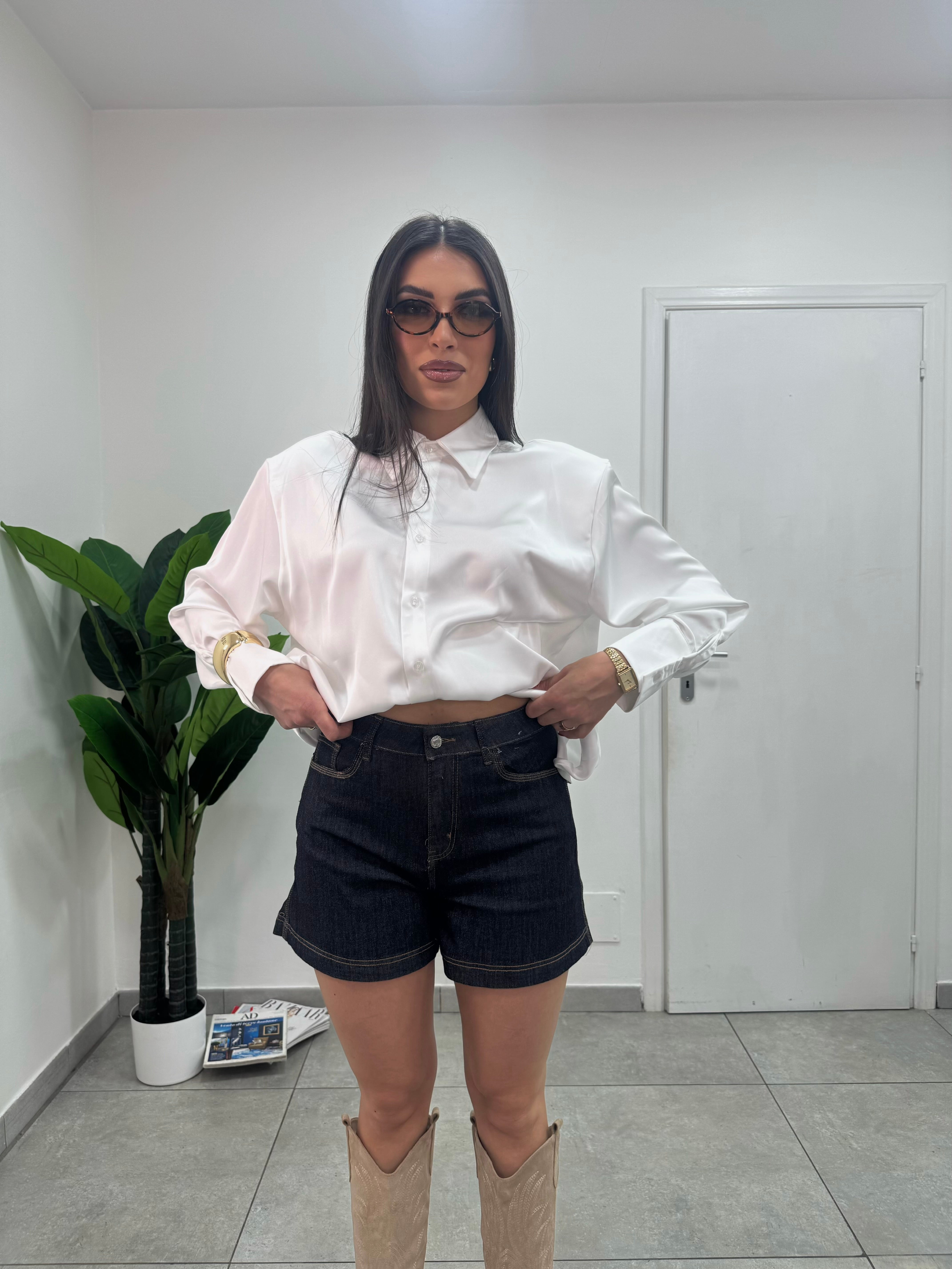 Shorts Denim Blu