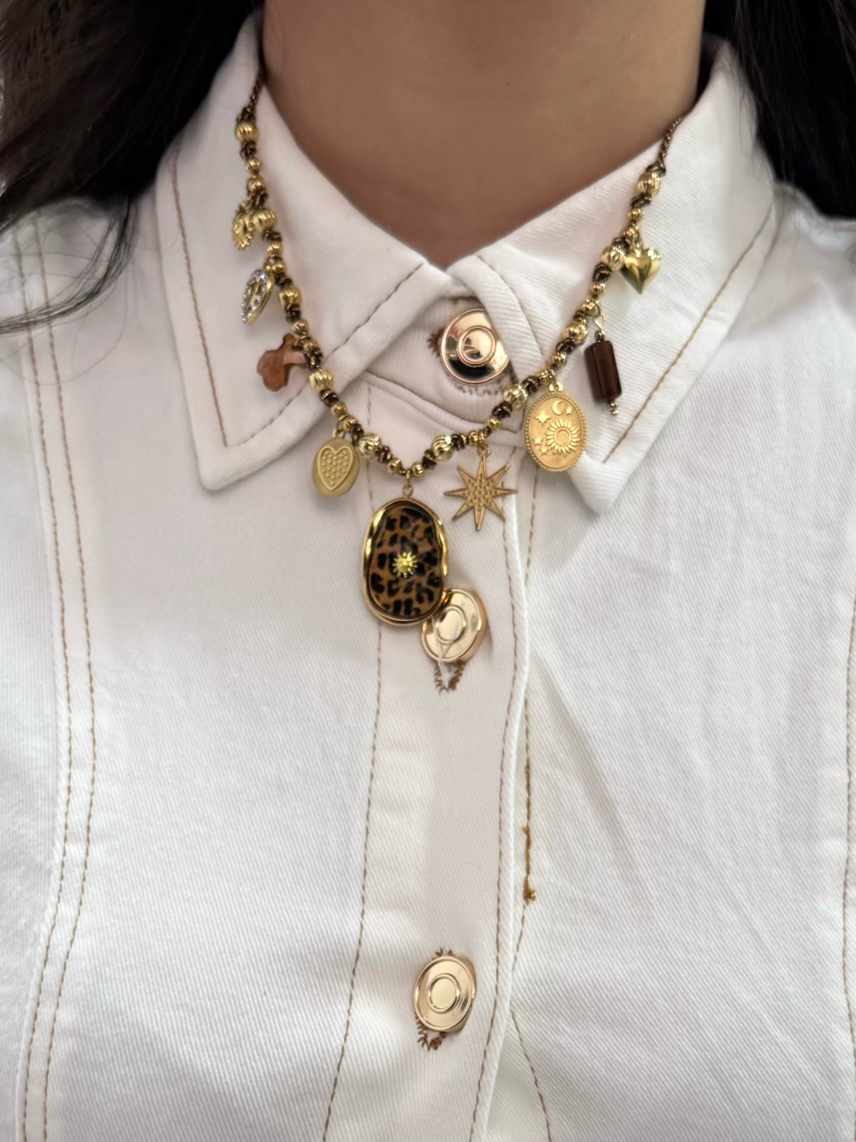 Collana Astrology Marrone