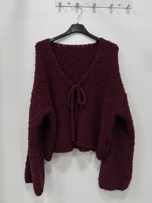 Cardigan Cute Bordeaux