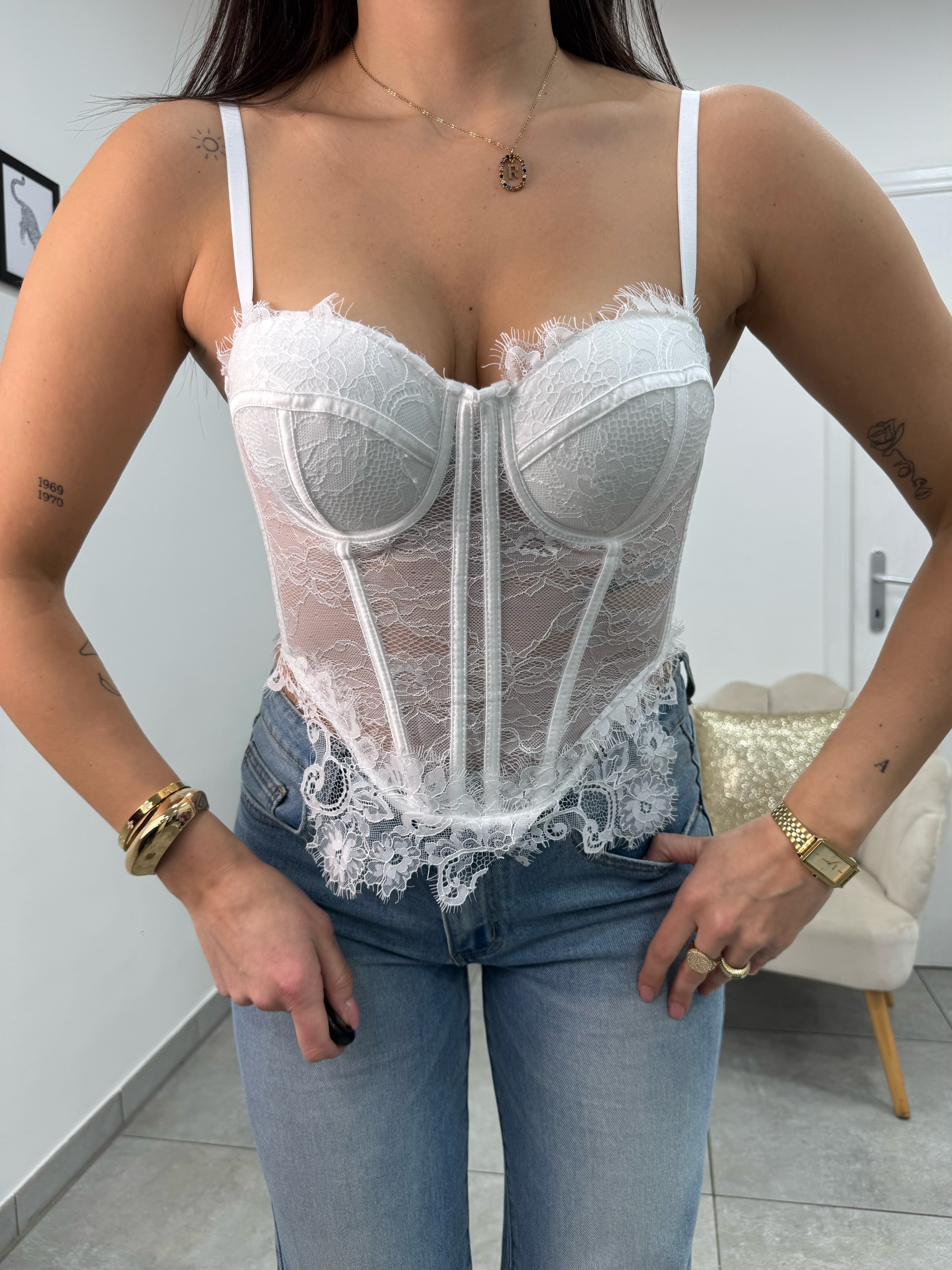 Corsetto Isabel Bianco