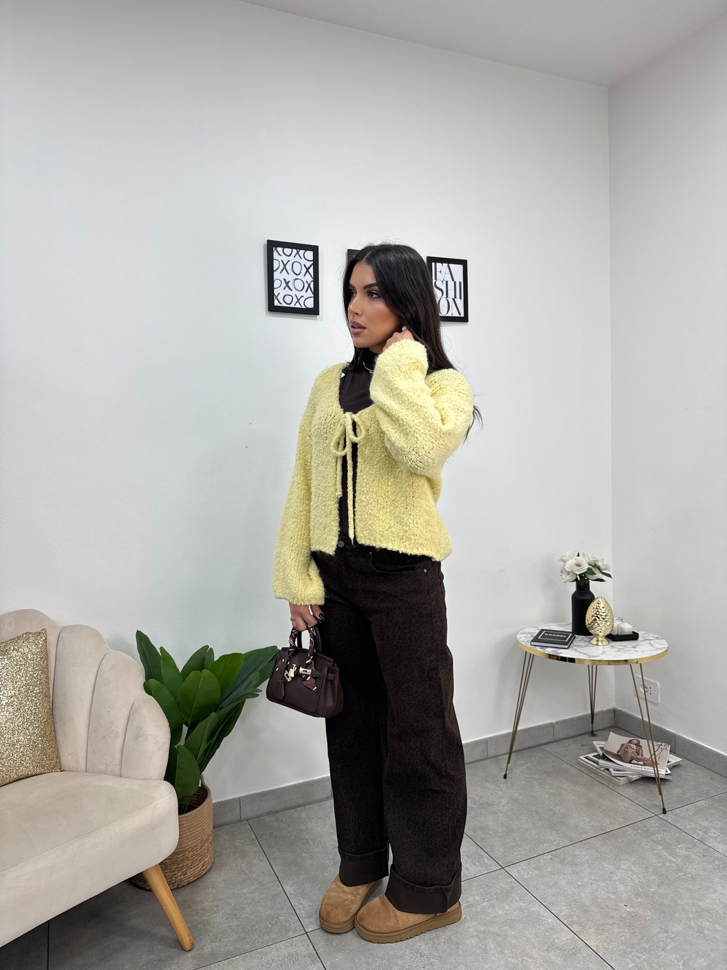 Cardigan Cute Giallo
