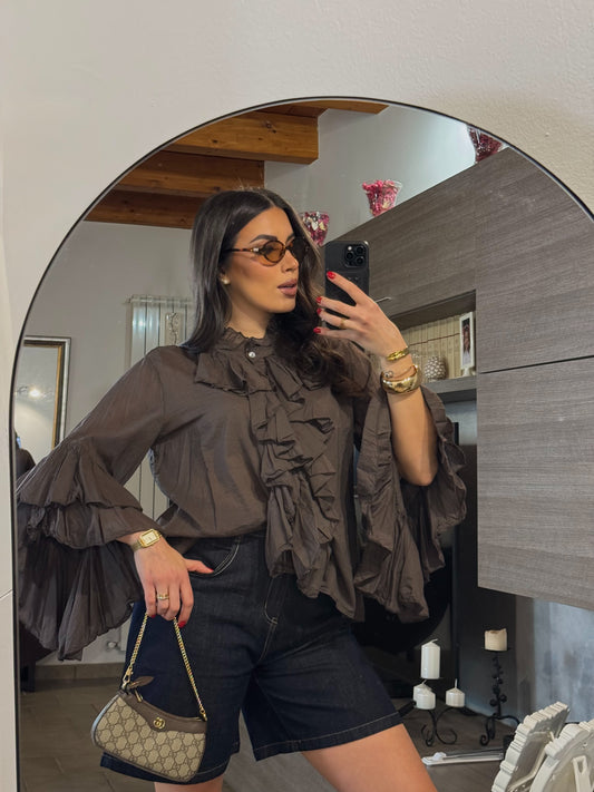 Camicia Wade Marrone