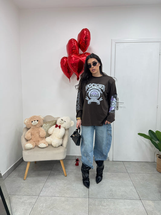 Maglia Rockies Marrone