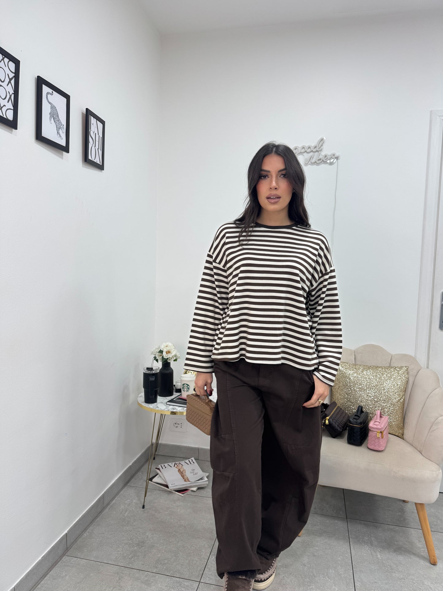 Jeans Balloon Marrone