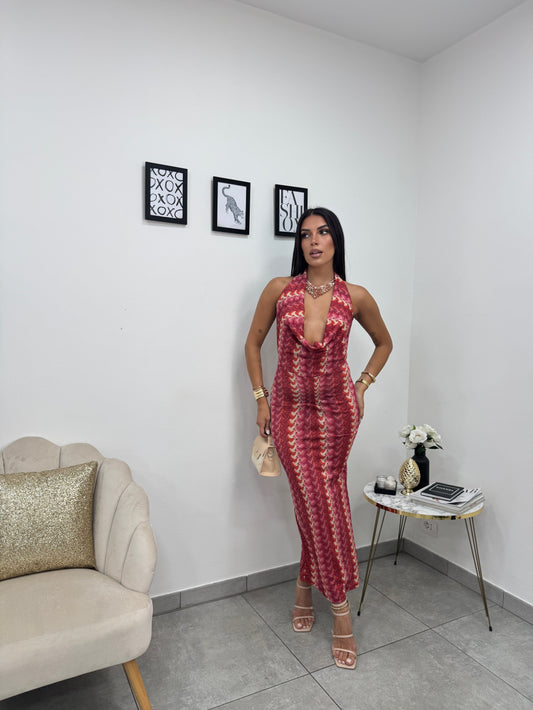 Abito Adele Fucsia