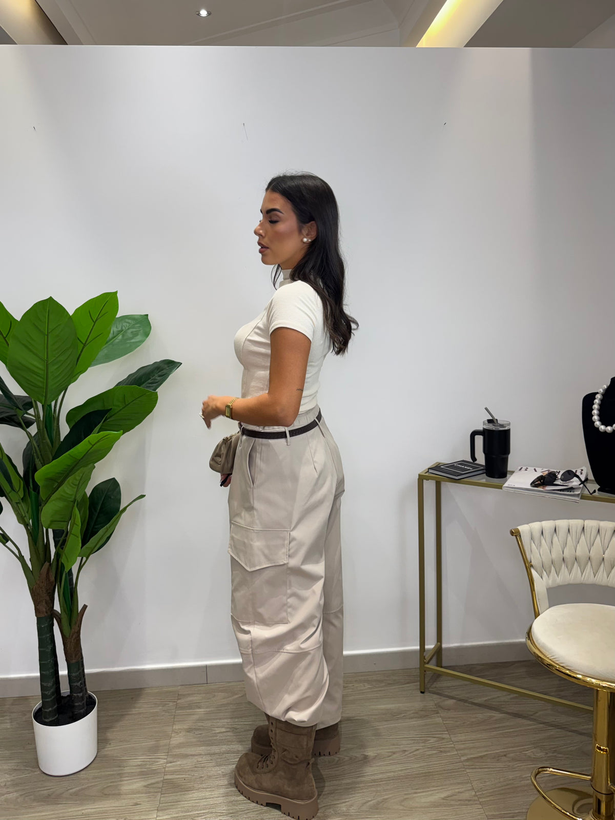 Pantalone Soho Beige