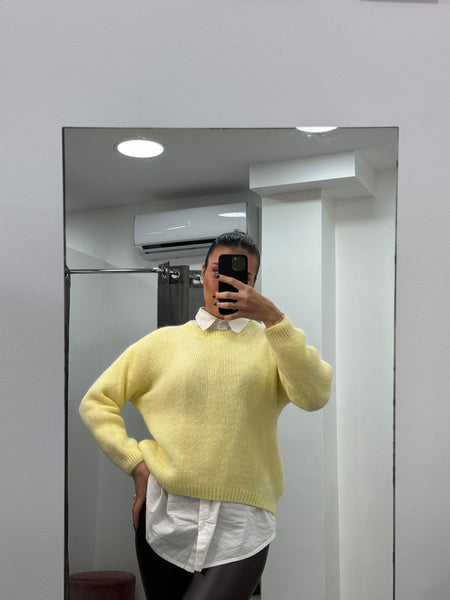 Pull Basic Wool Giallo