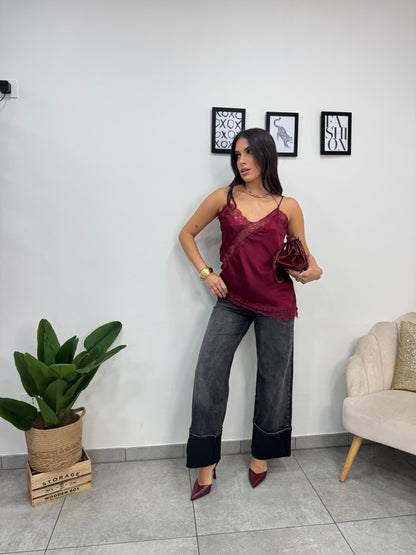 Top Annabelle Bordeaux