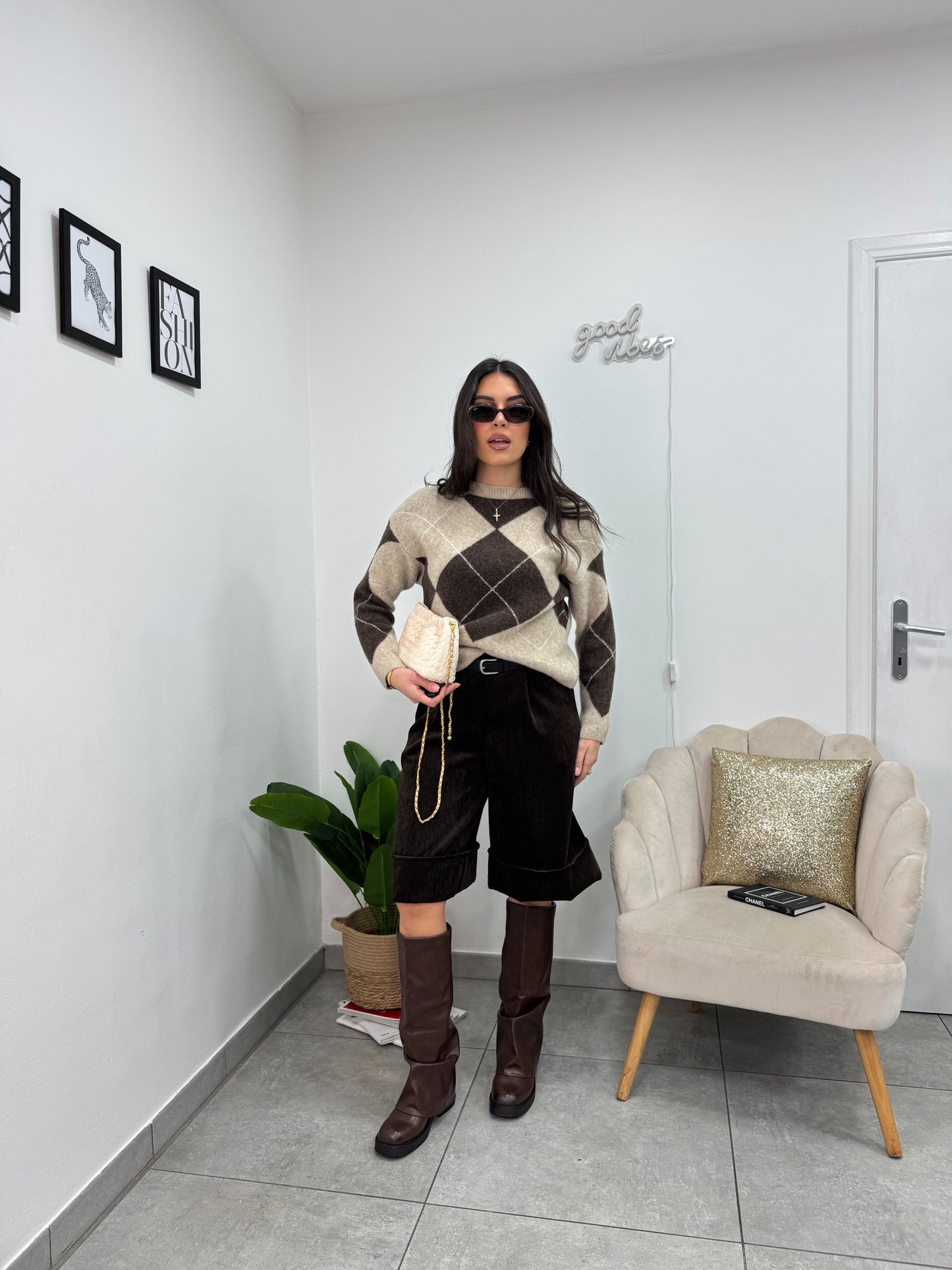 Bermuda Velluto Brown