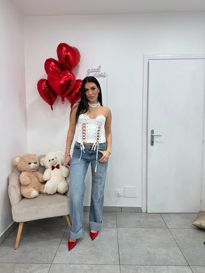 Corsetto Strings Bianco