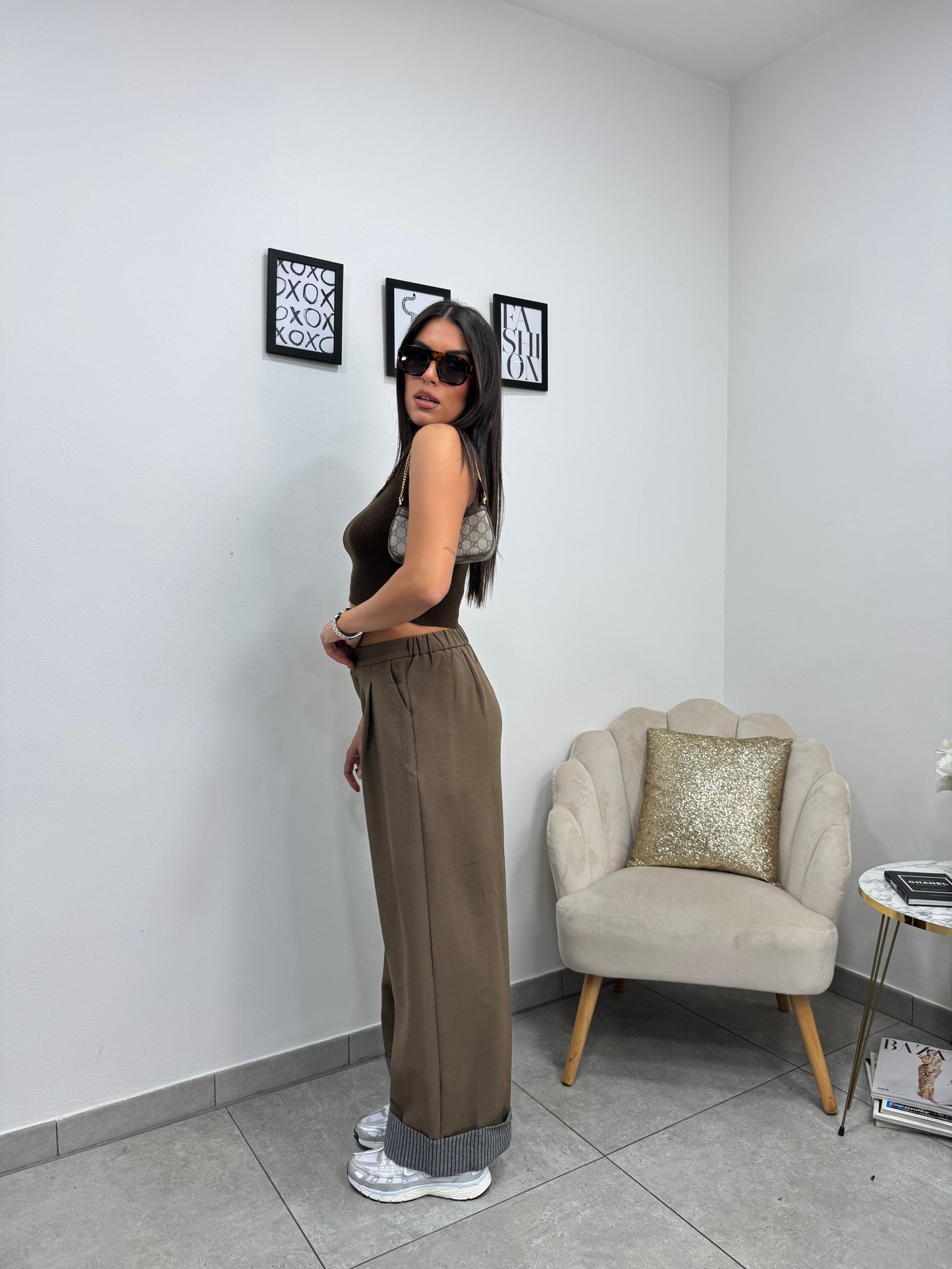 Pantalone Day Marrone