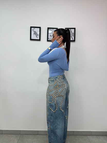 Maglia Back Turchese