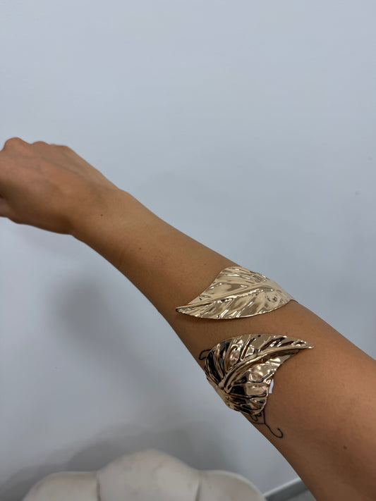 Bracciale Oro Foglia