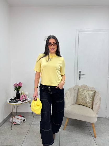 T-Shirt Basic Gialla