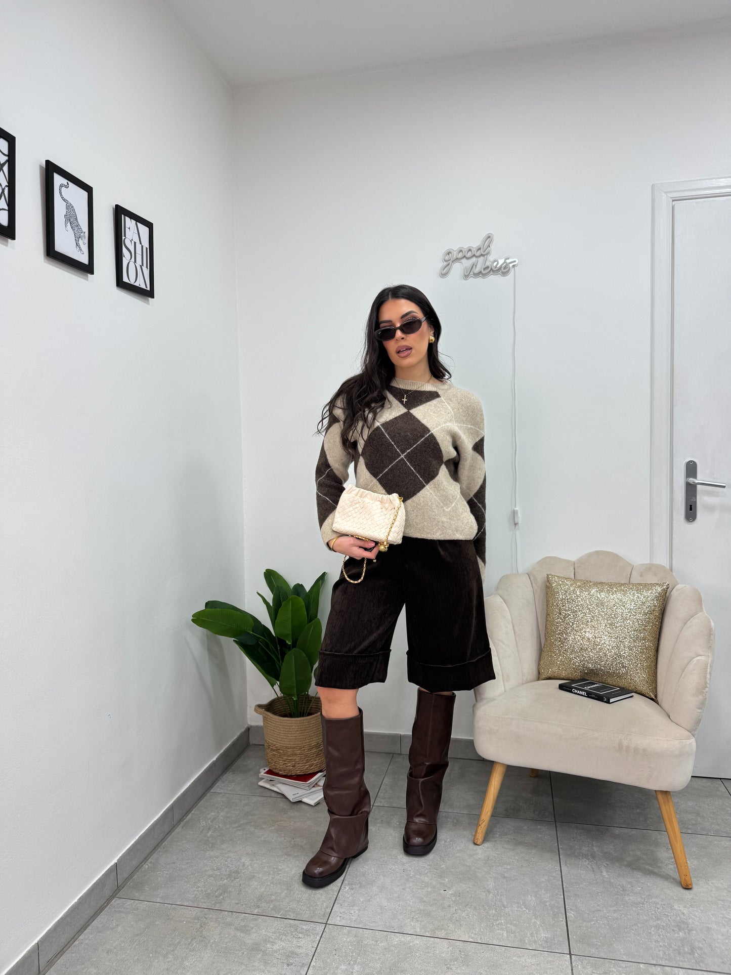 Bermuda Velluto Brown