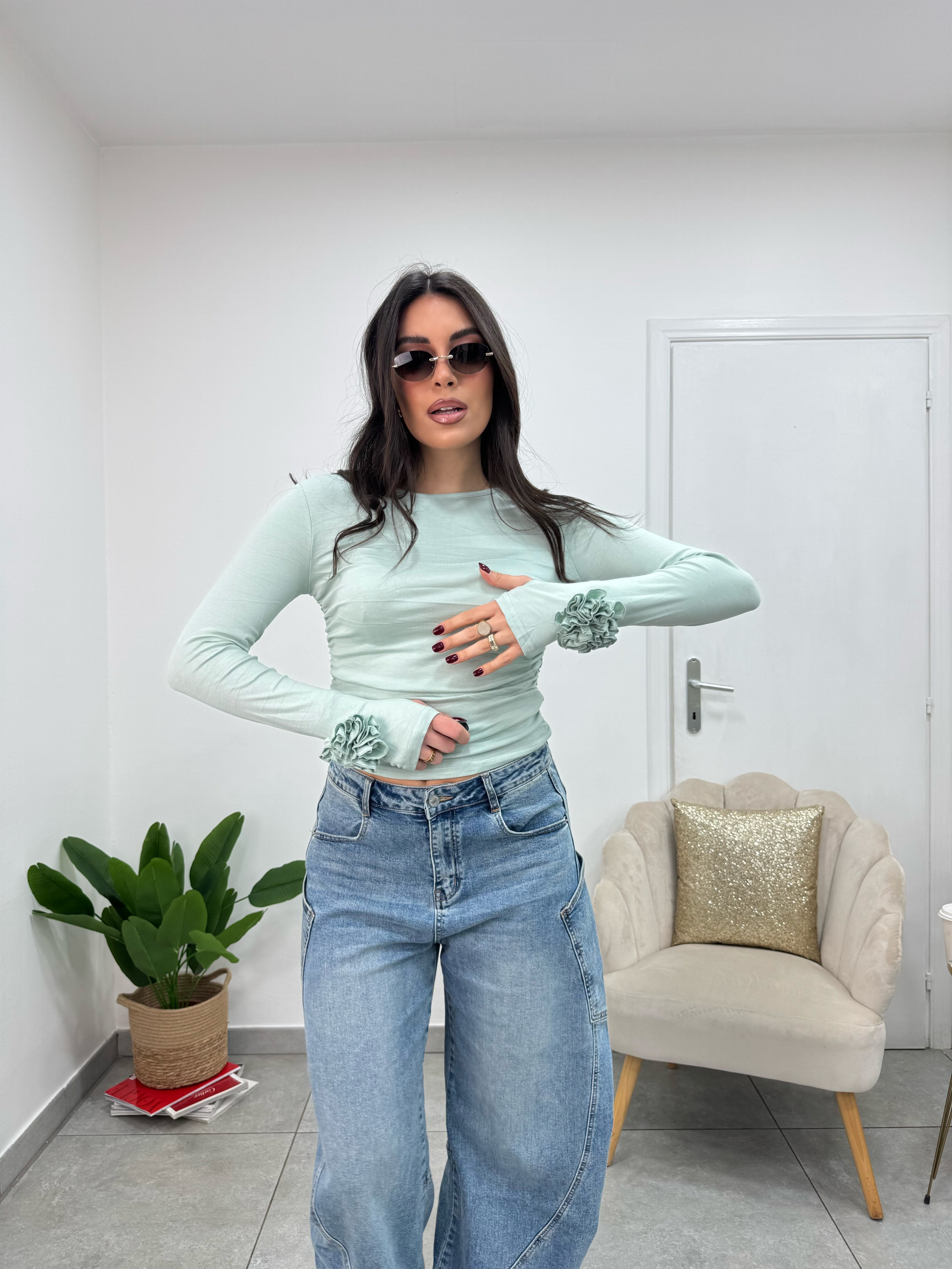 Maglia Rose Menta