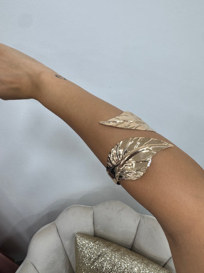 Bracciale Oro Foglia