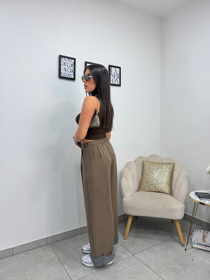 Pantalone Day Marrone