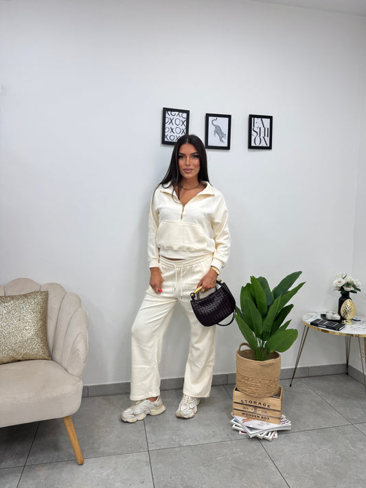 Cordset Tuta Comfy Panna