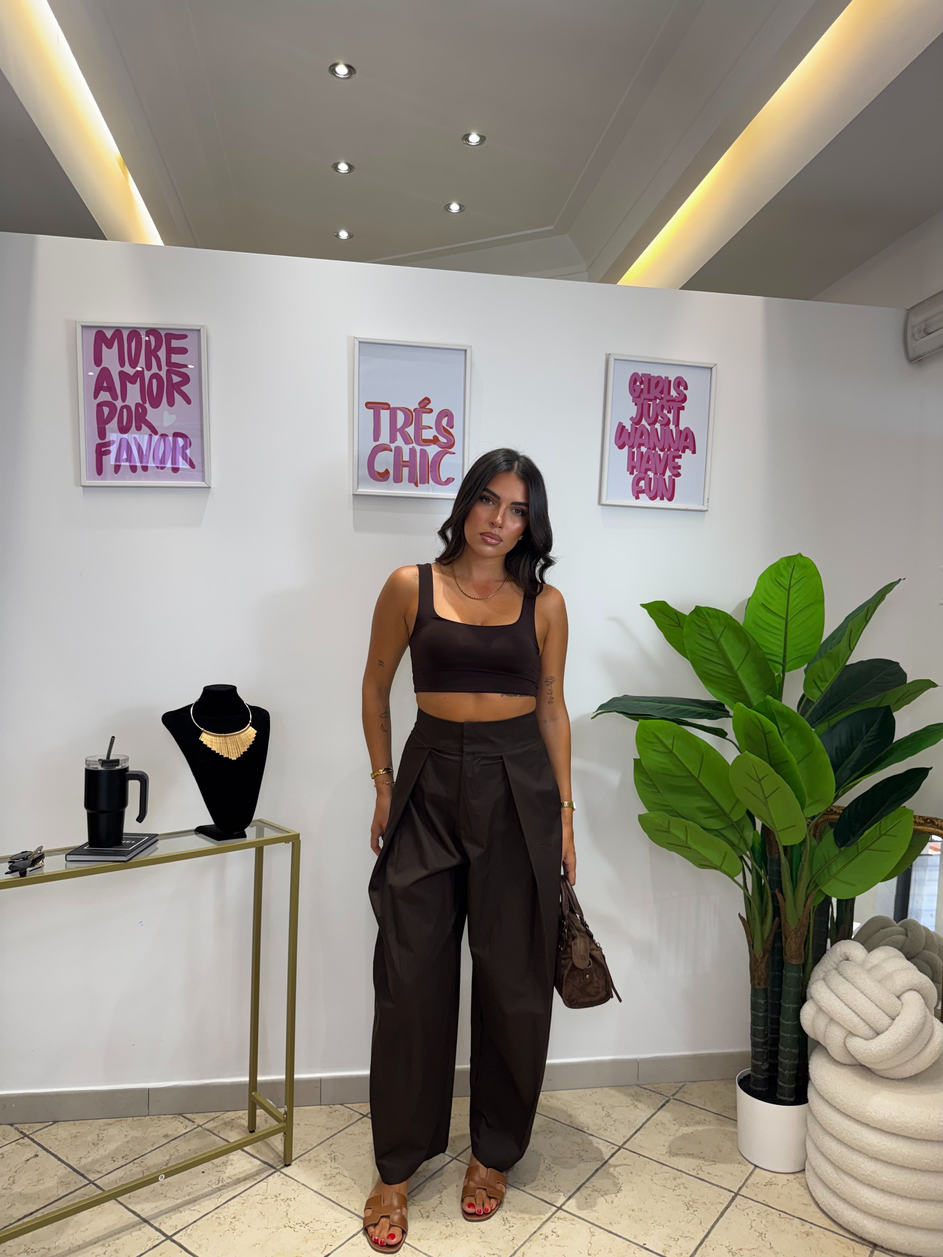 Pantalone Boss Marrone