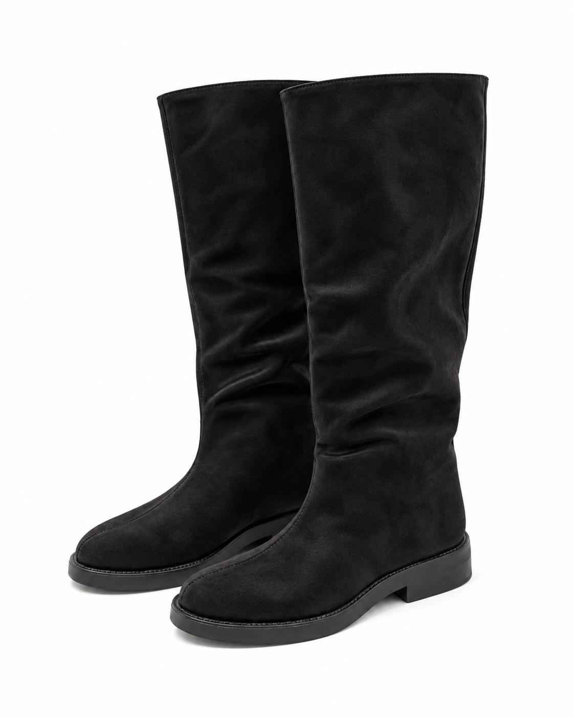 Stivale Horsewoman Nero Camoscio