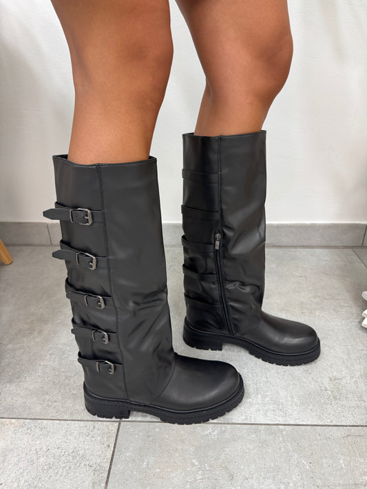 Stivali Biker Neri