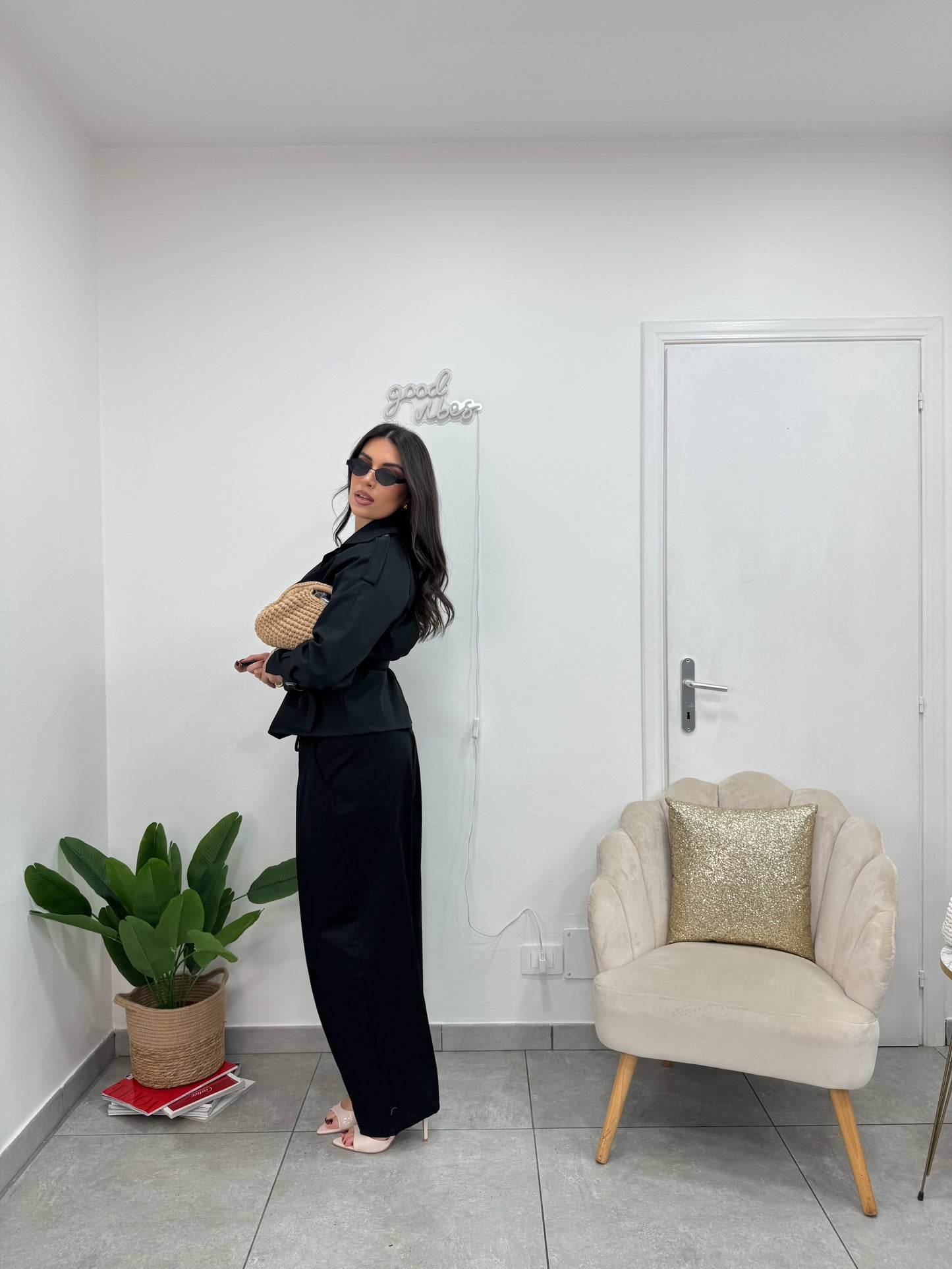 Pantalone Comfy Nero