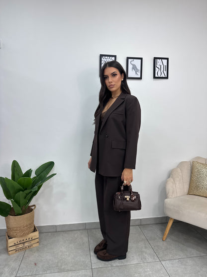 Blazer Doppiopetto Marrone