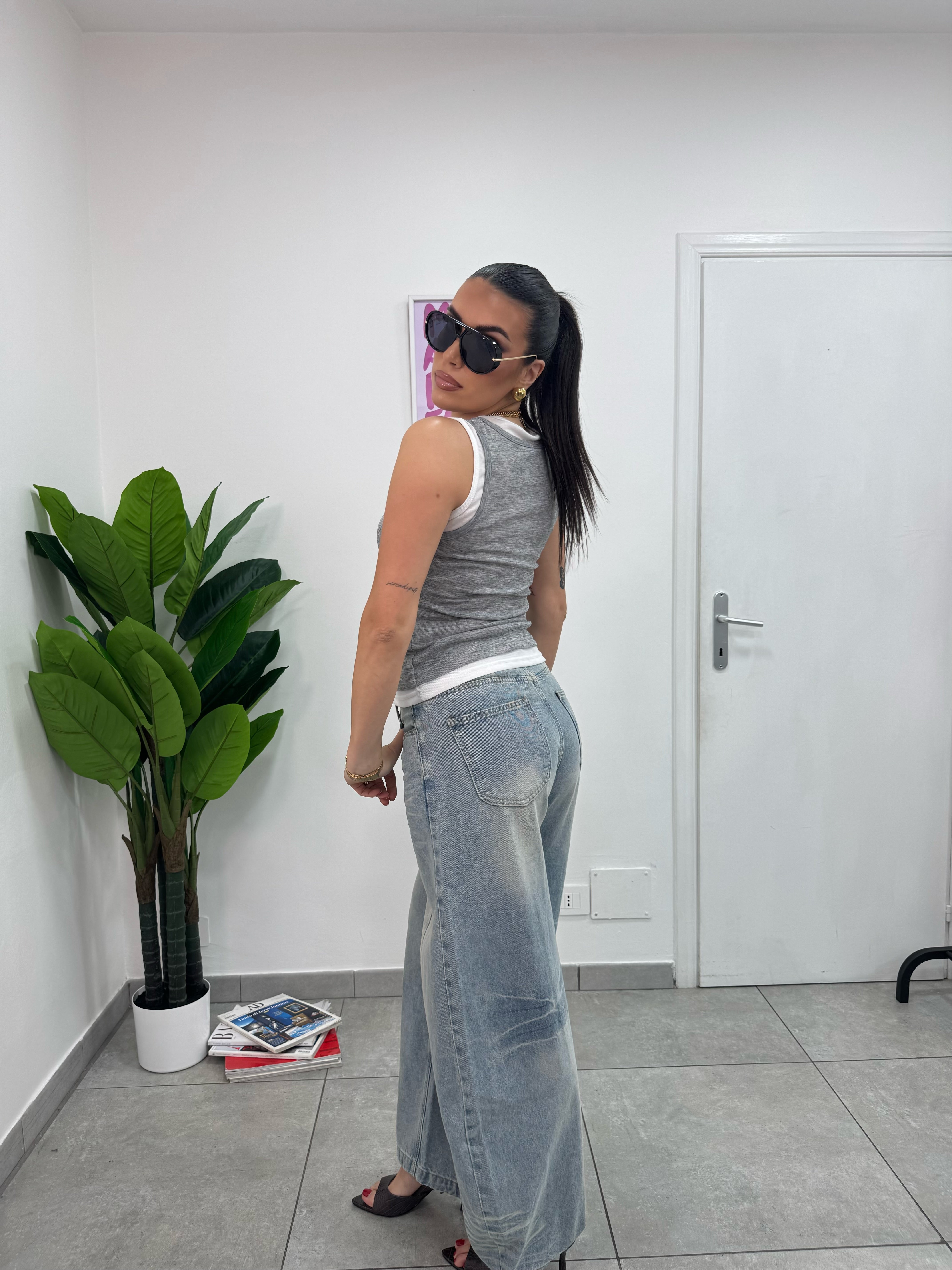 Canotta Illusion Grigia