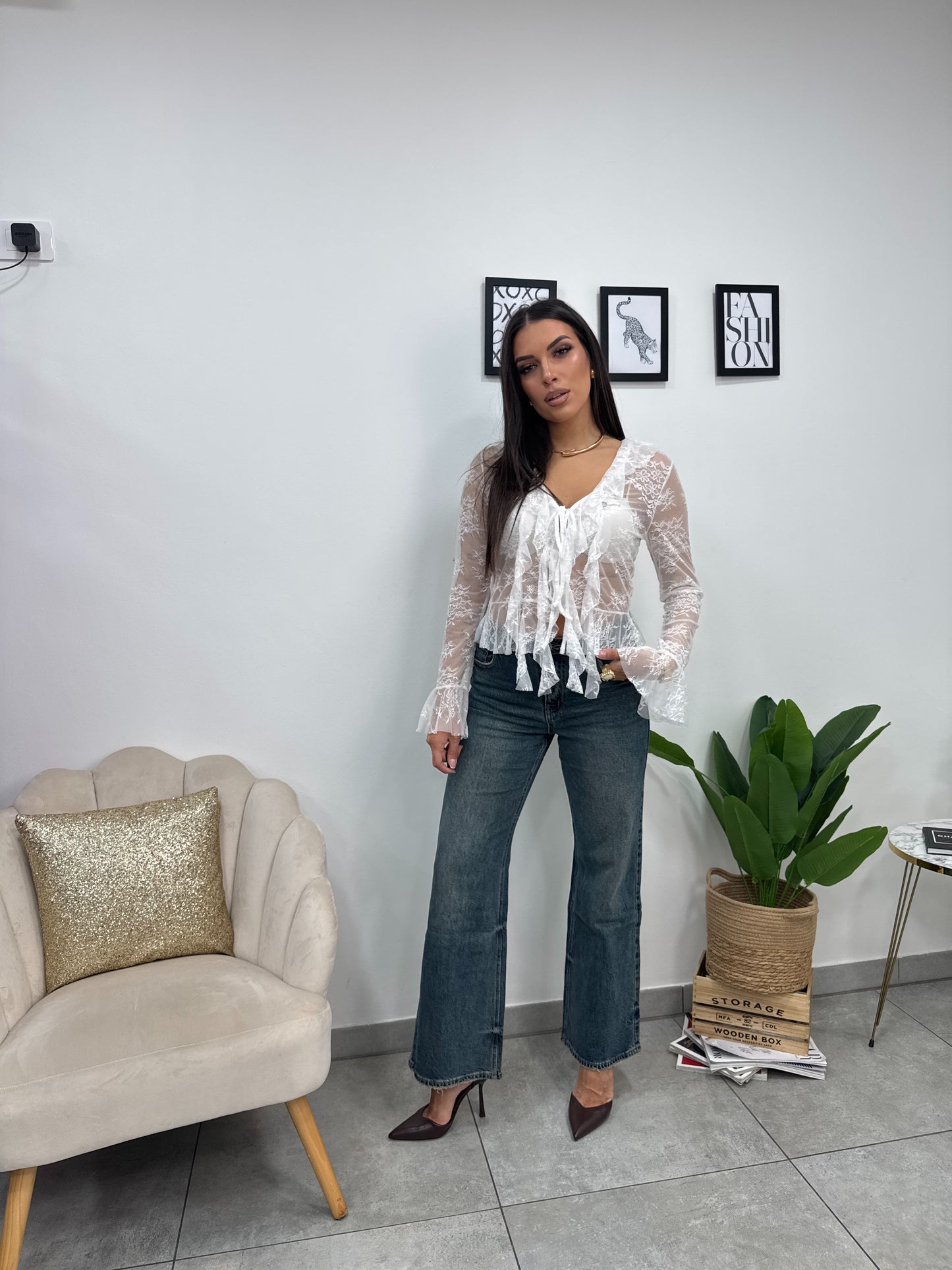 Jeans Wideleg Blue Vintage