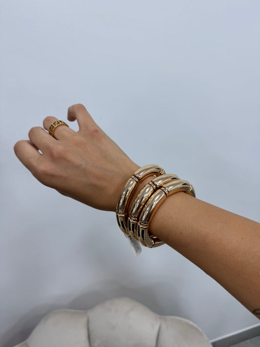 Tris Bracciali Oro