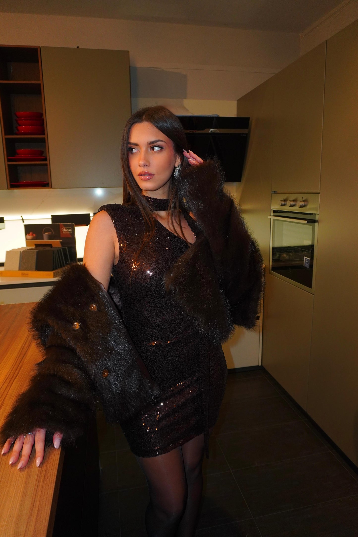 Abito Helena Marrone