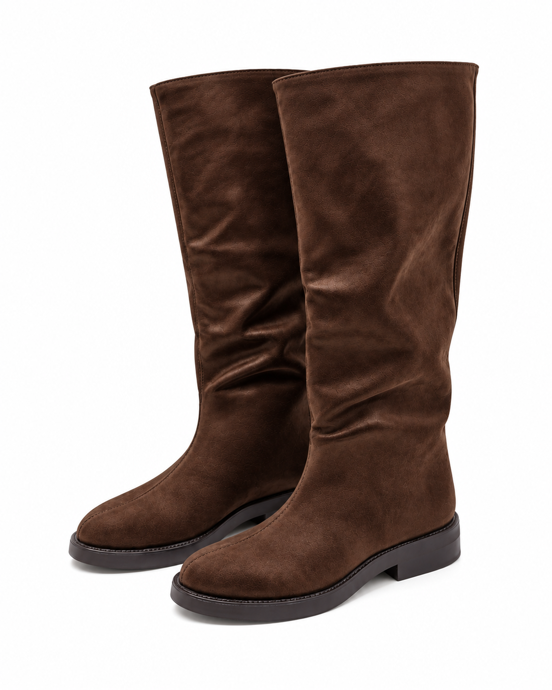 Stivale Horsewoman Marrone Camoscio