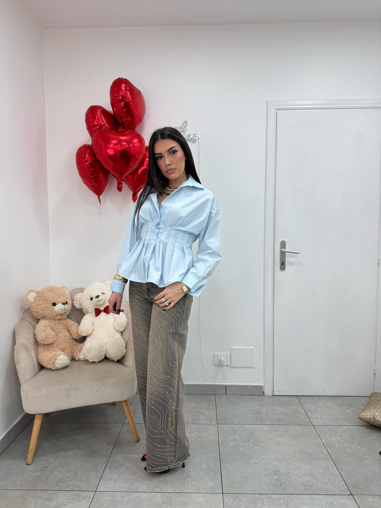 Camicia Susan Celeste